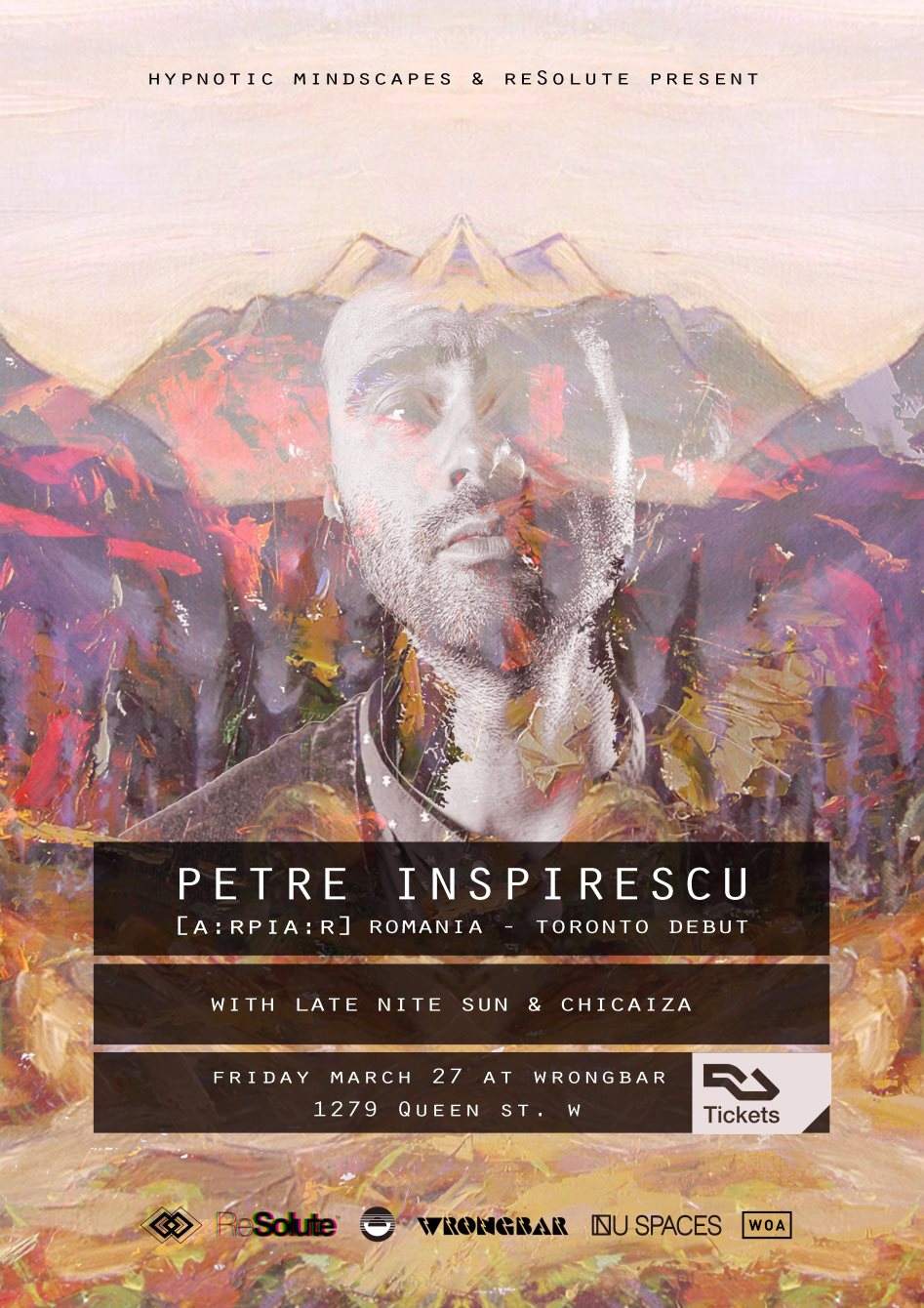 Petre Inspirescu presented by Hypnotic Mindscapes & Resolute - Página frontal