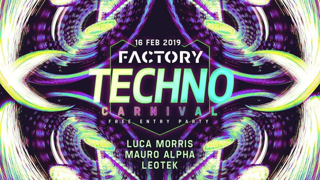Factory Techno Carnival - Página frontal