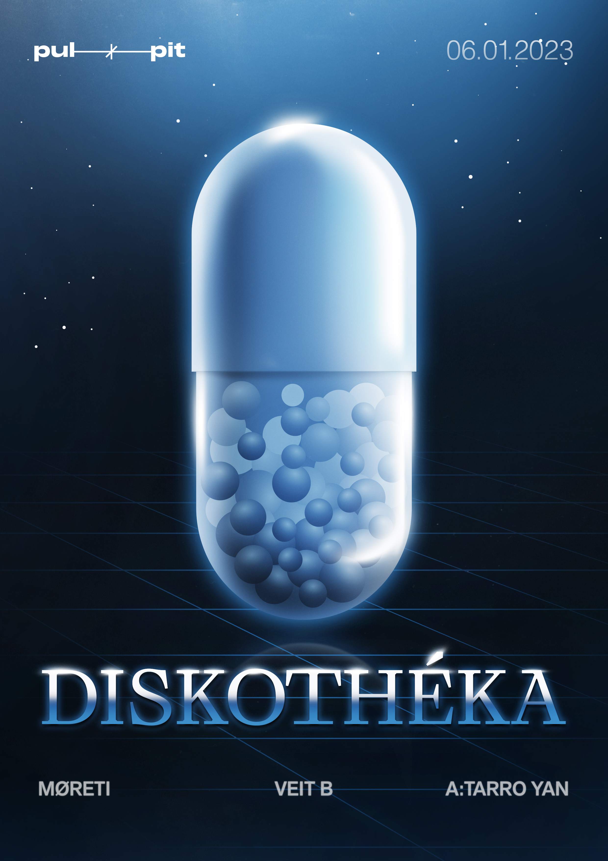 DISKOTHÉKA - フライヤー表