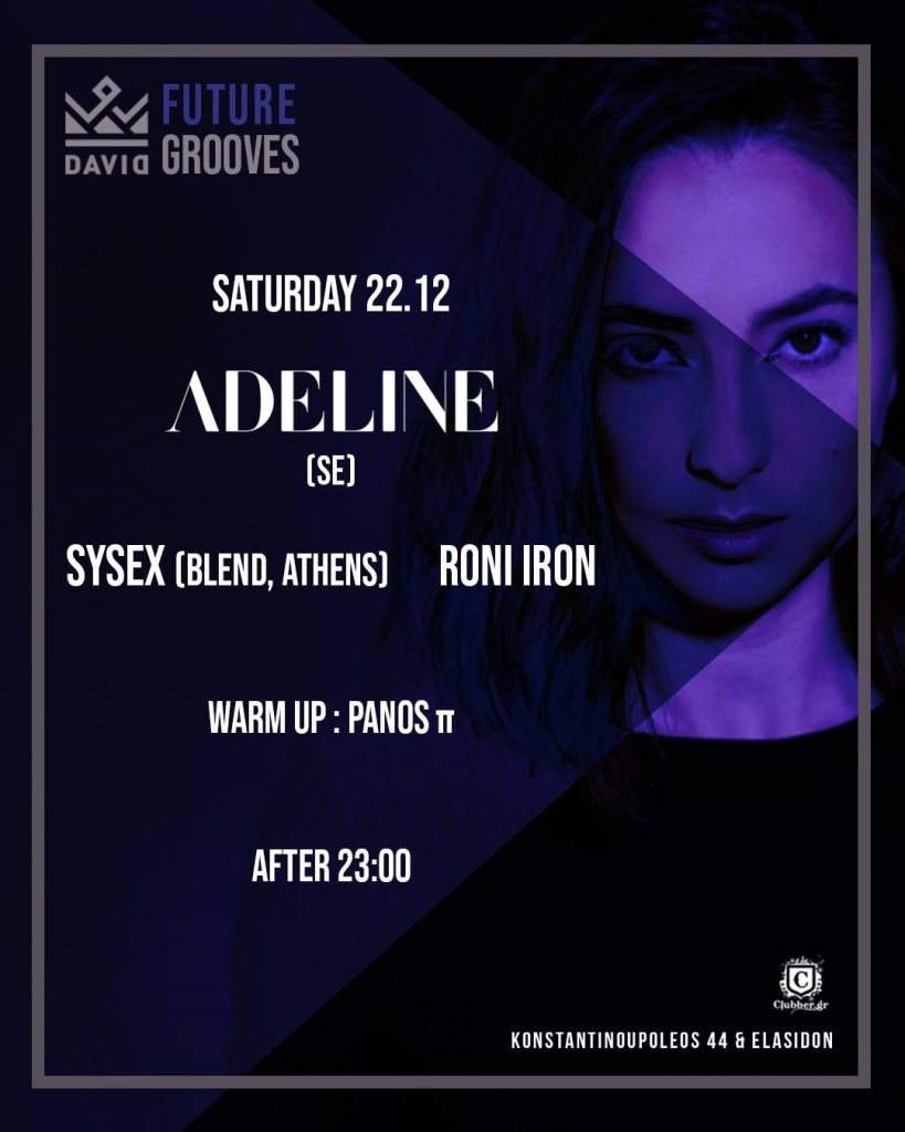 Future Groove with Adeline - Sysex - Roni Iron - Página frontal