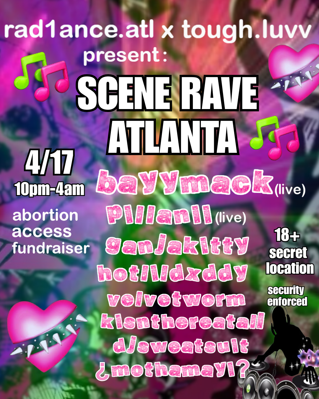 RAD1ANCE presents: SCENE RAVE at Atlanta Utility Works, Atlanta
