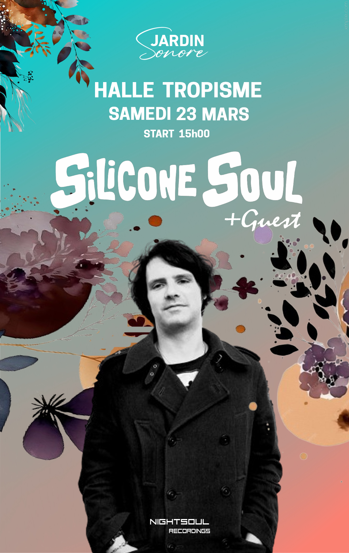 Jardin Sonore present Silicone Soul - フライヤー表
