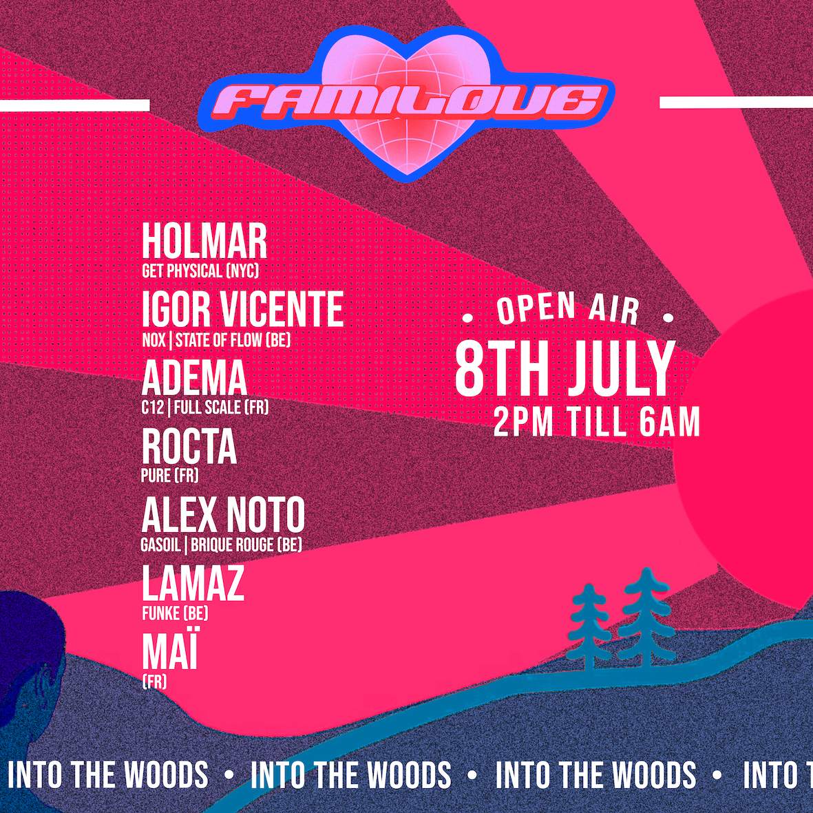 Familove 'Into The Woods' Open air - Página frontal