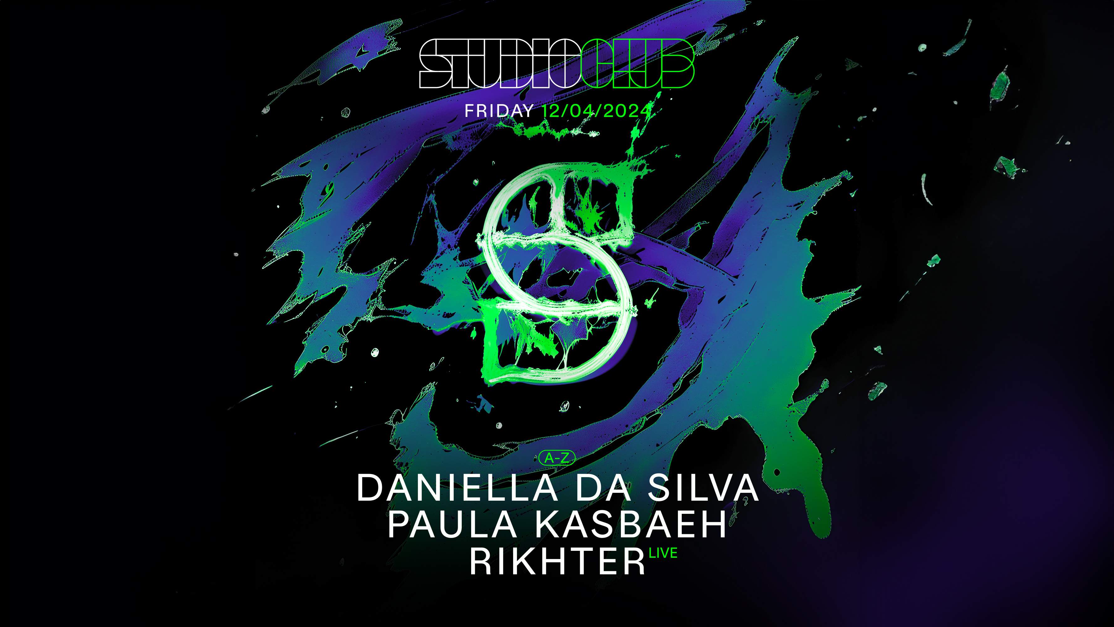 STUDIO present: RIKHTER Live - DANIELLA DA SILVA - PAULA KASBAEH - フライヤー表