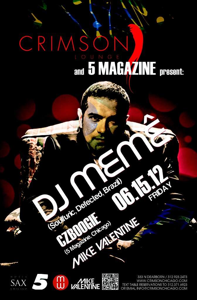 5 Magazine presents DJ Memê, Czboogie & Mike Valentine - Página frontal