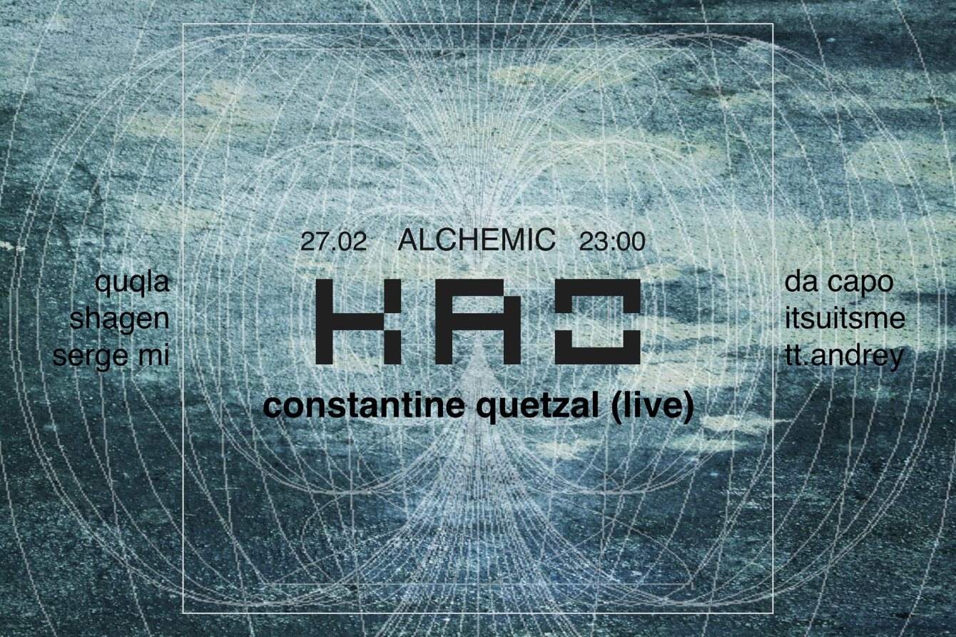 KAO with Constantine Quetzal (Live) - Página frontal