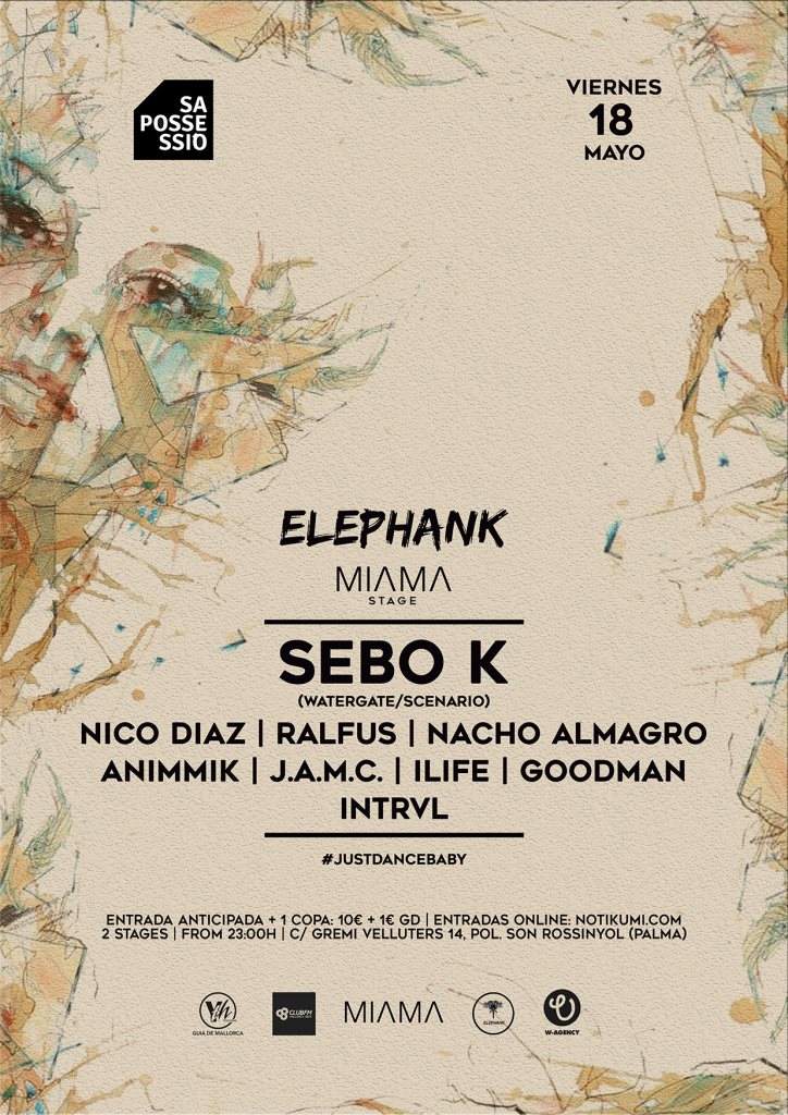 Elephank with Sebo K - Página frontal