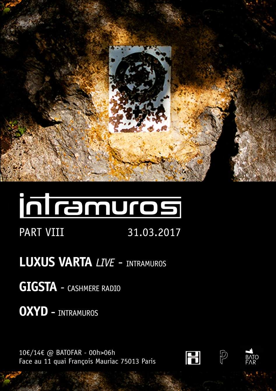 Intramuros Présente Luxus Varta (Live), Gigsta & Oxyd - Página frontal