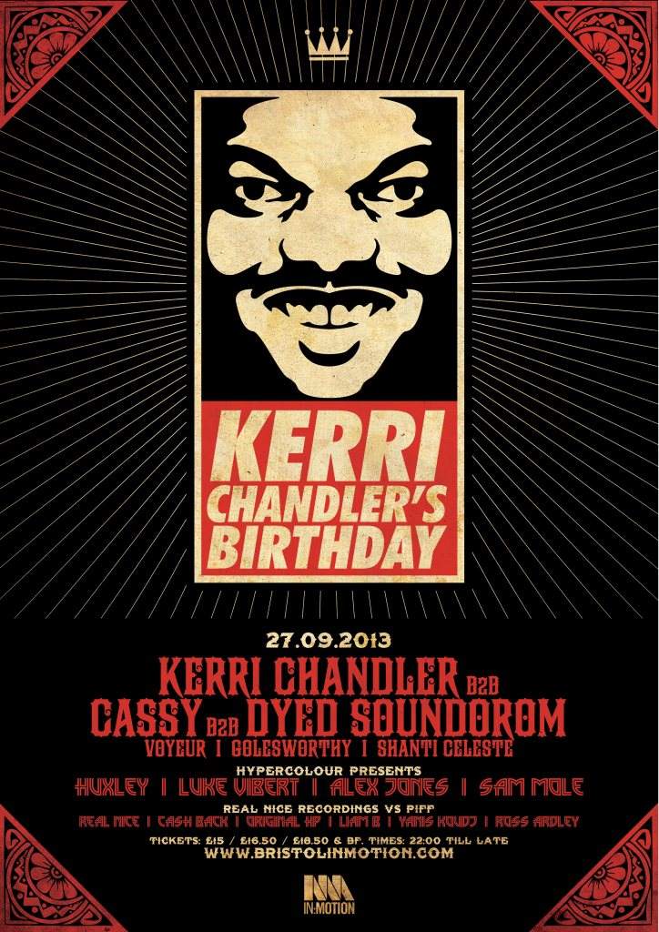 In:Motion - Launch with Kerri Chandler & Hypercolour - Página frontal