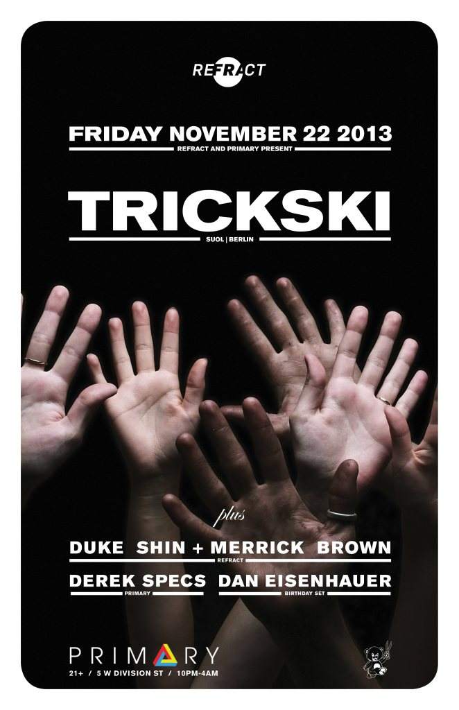 Trickski, Duke Shin, Merrick Brown - Página frontal