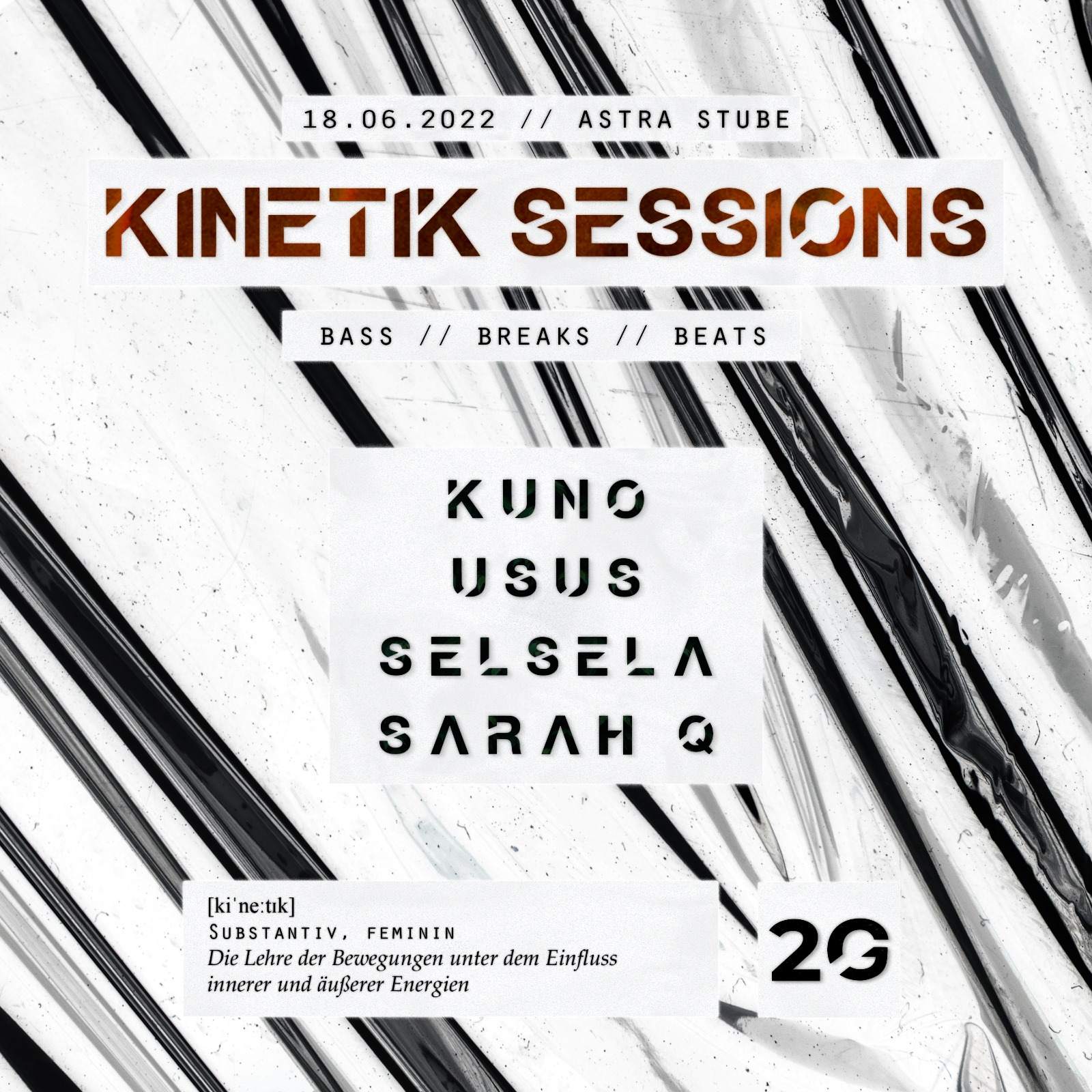 Kinetik Sessions - フライヤー表