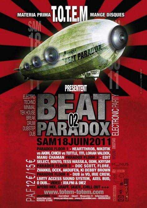 Beat Paradox 02 - フライヤー表