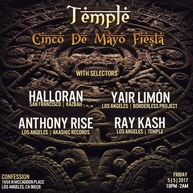 Temple presents: Cinco De Mayo Fiesta with Halloran, Yair Limón ...