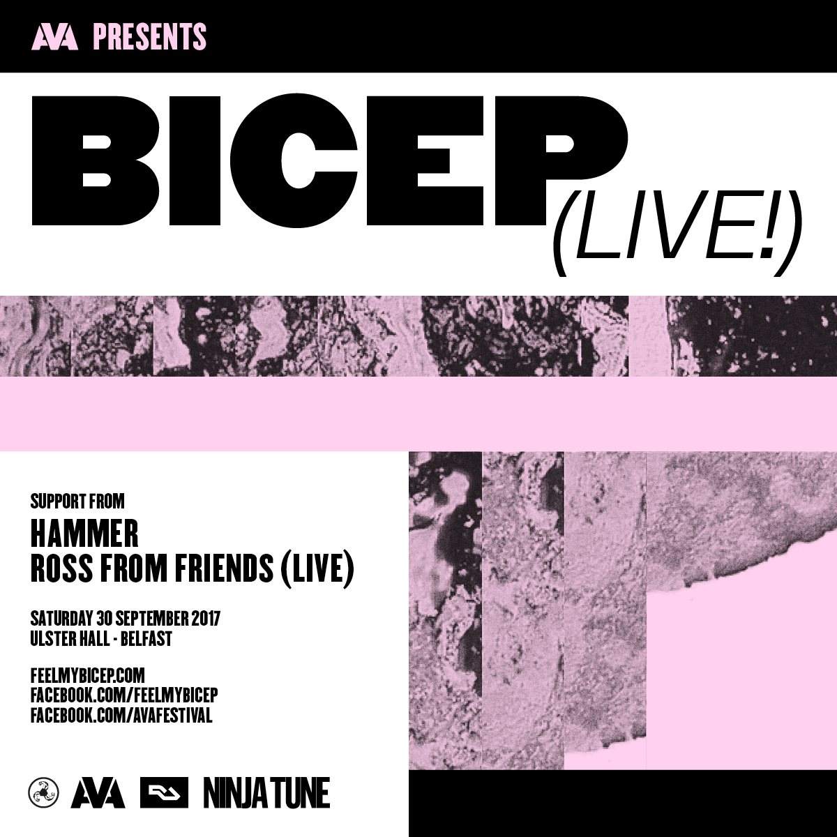 AVA presents: Bicep Live (Album Tour) - Página frontal