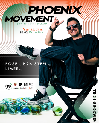 TECH GROOVES presents: PHOENIX MOVEMENT (BG) at TBA, Croatia