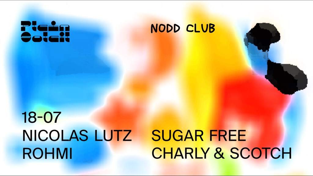 Nicolas Lutz, Sugar Free, Rohmi, Charly & Scotch - フライヤー表