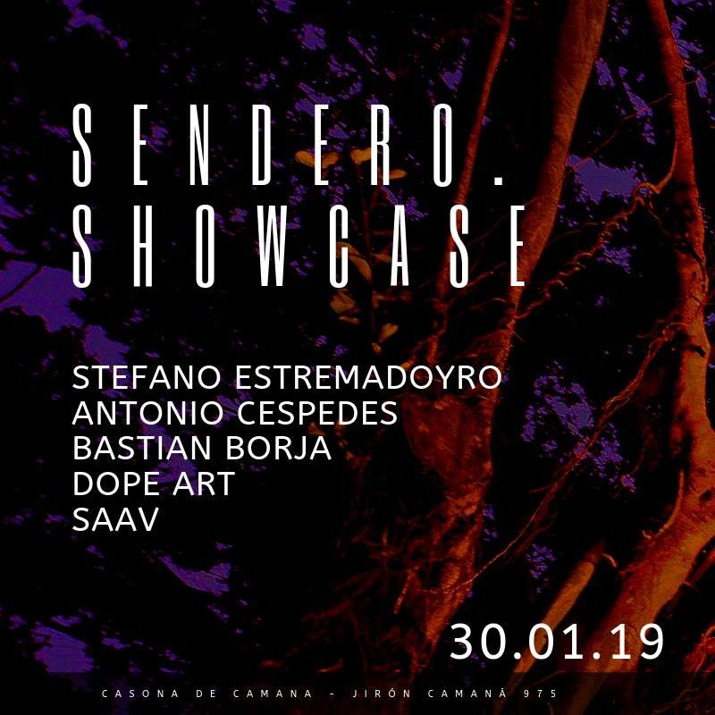 Be Wednesday w. Sendero Showcase - フライヤー表