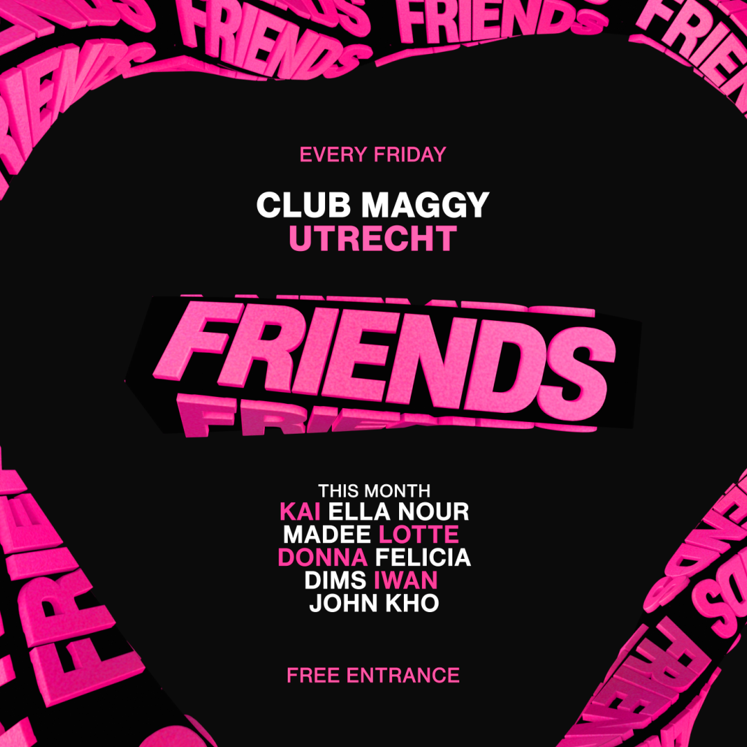 FRIENDS - Club Maggy - フライヤー表