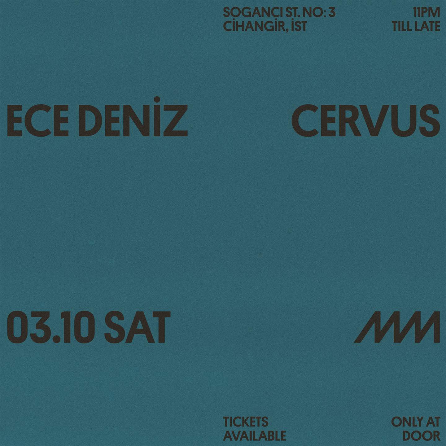 Ece Deniz / Cervus at Minimüzikhol, Istanbul