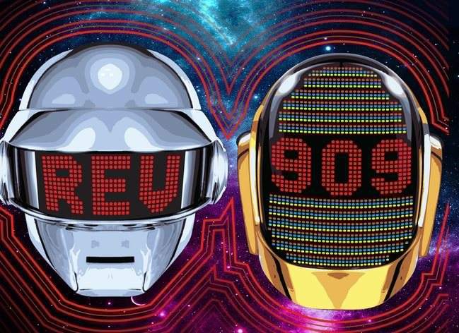 Rev909: Daft Punk/French House Tribute and Indie Dance Classics - フライヤー表