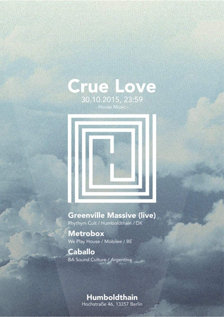 Crue Love - フライヤー表