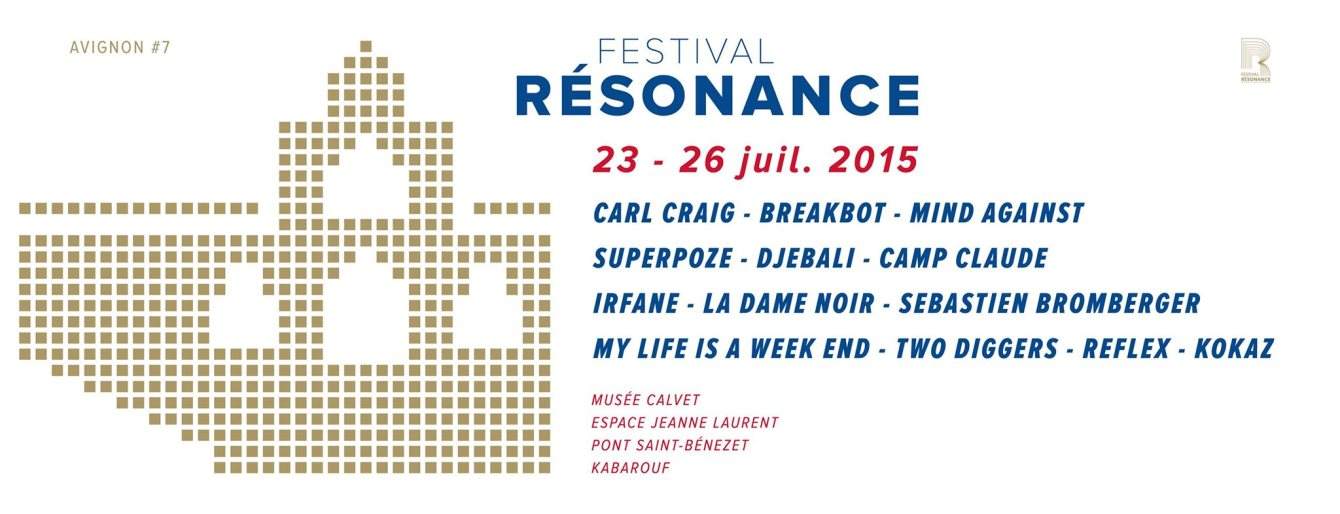 Festival Résonance 2015 - Day 1 - フライヤー表