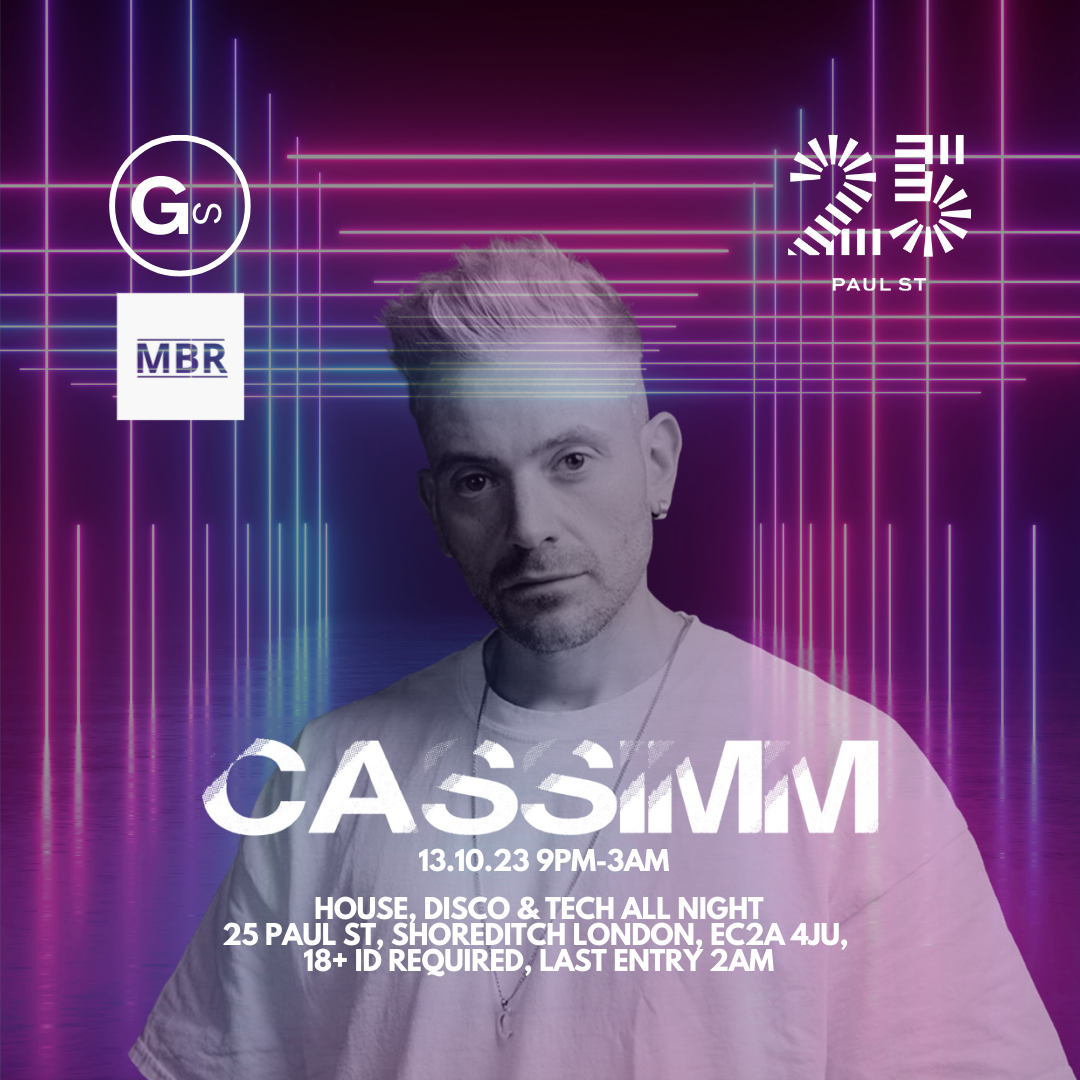 CASSIMM - Grounded Sounds x Music Box Records - フライヤー表