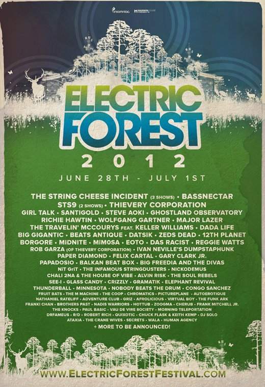 Electric Forest 2012 - Página trasera