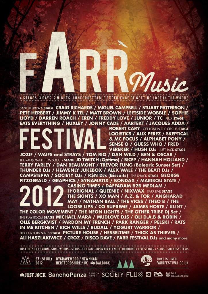 Farr Festival 2012 - Página frontal