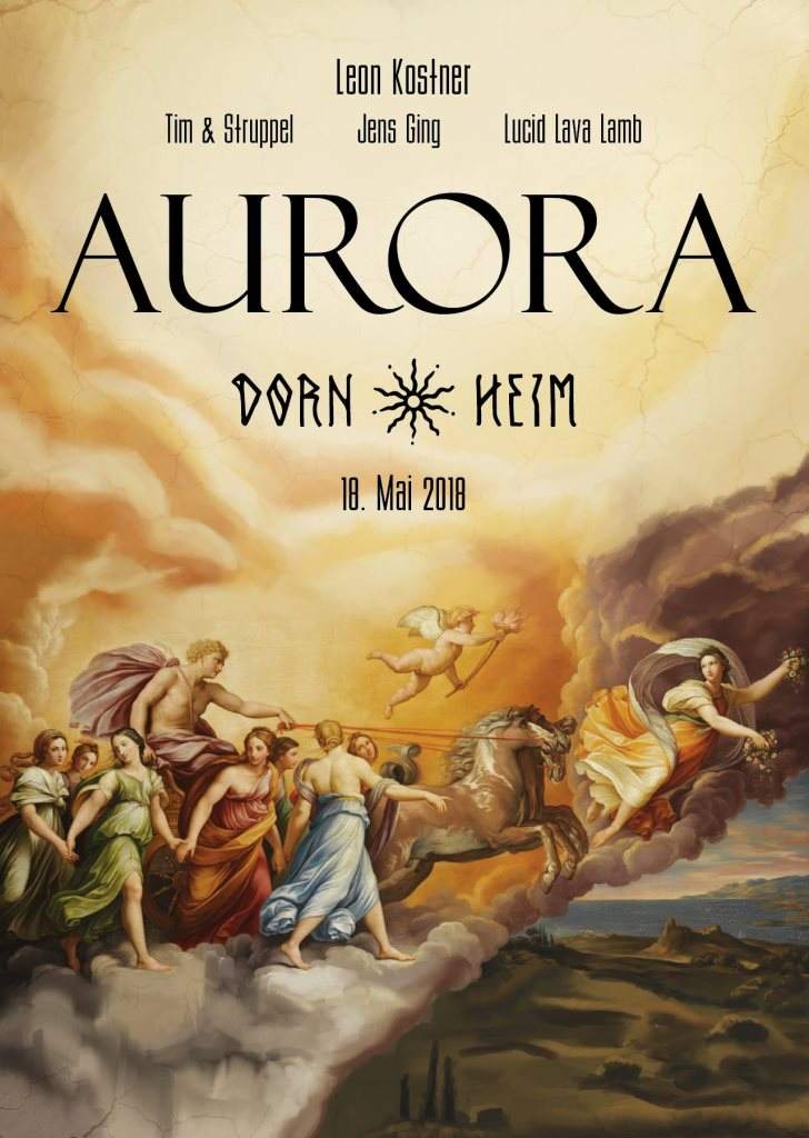 Aurora m/ Leon Kostner (Tal der Verwirrung) - フライヤー表