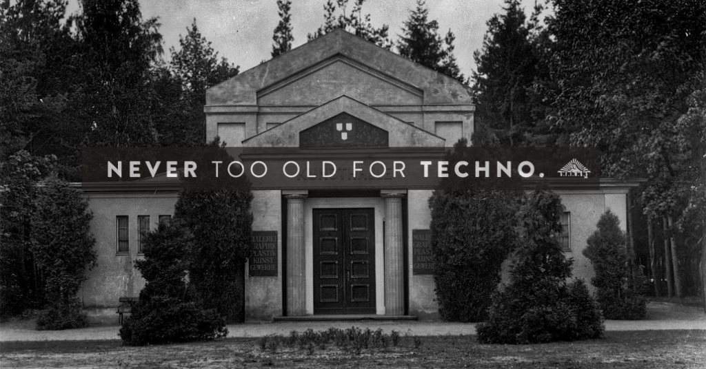Never Too Old For Techno - フライヤー表