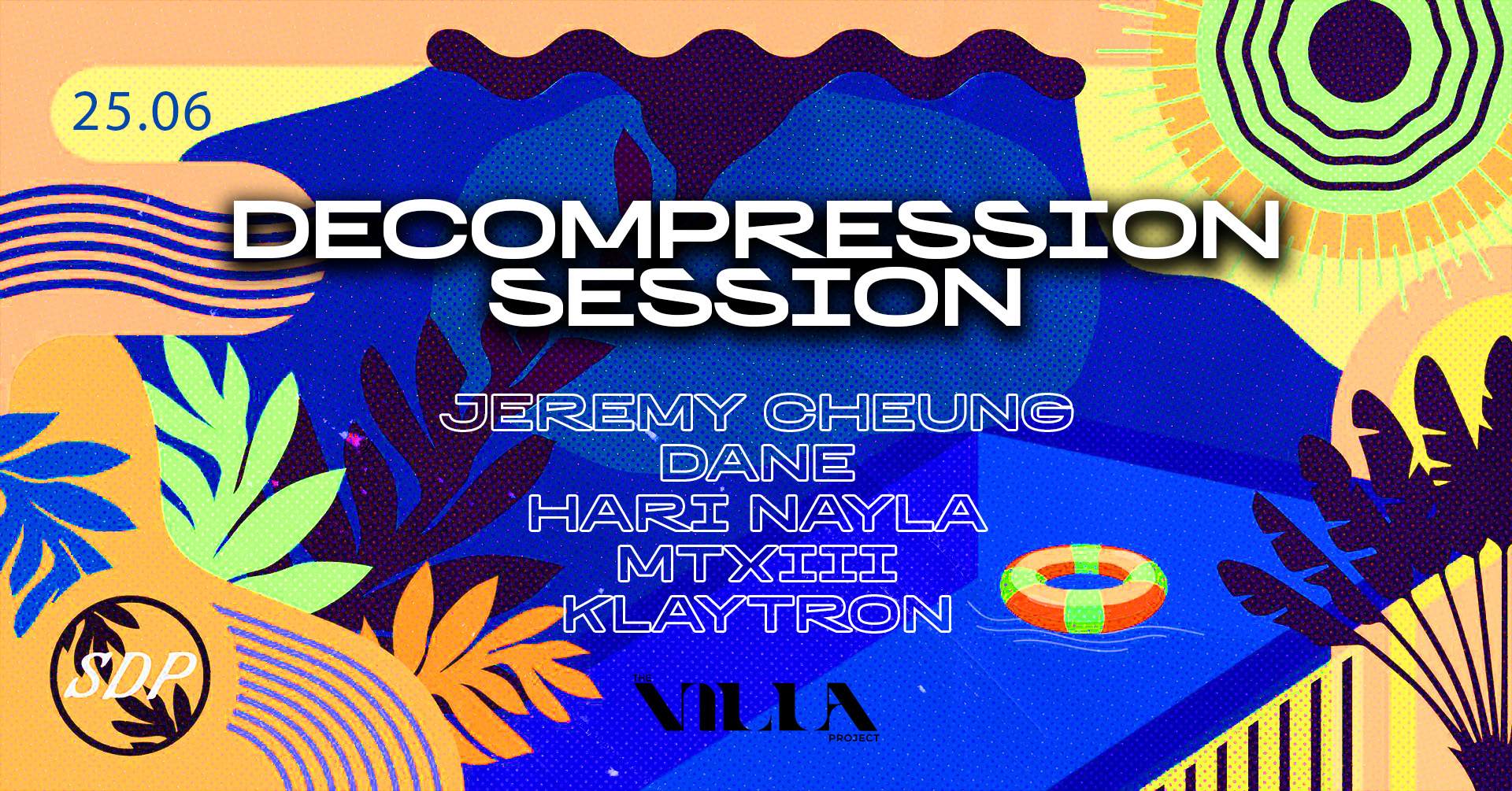 Decompression Session feat. Nayla & Jeremy Cheung - フライヤー表