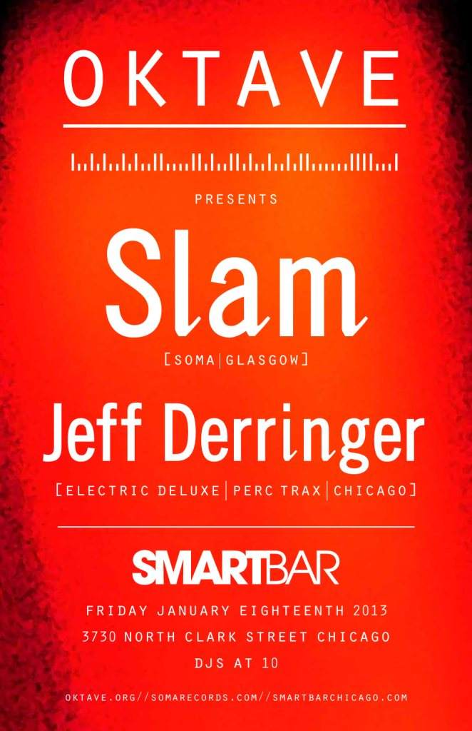 Oktave presents an Evening with Slam and Jeff Derringer - Página frontal