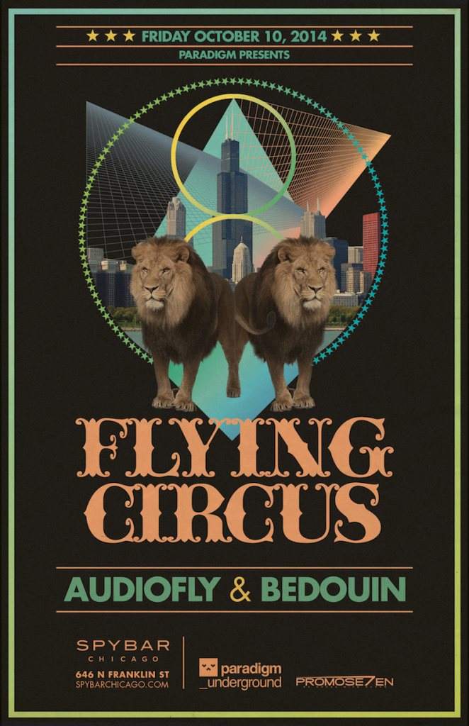 Flying Circus: Audiofly - Bedouin - Página frontal