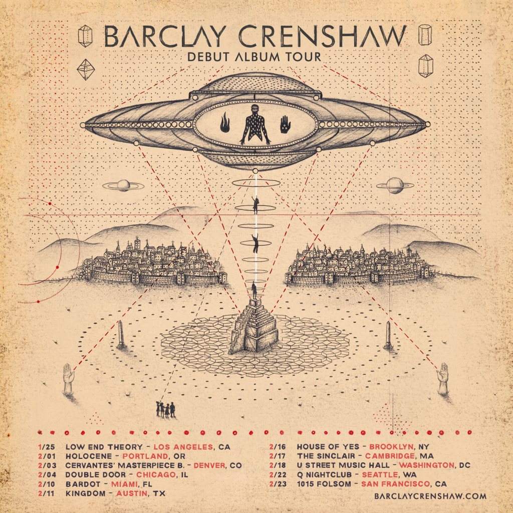 Barclay Crenshaw - Debut Album Tour - Página trasera