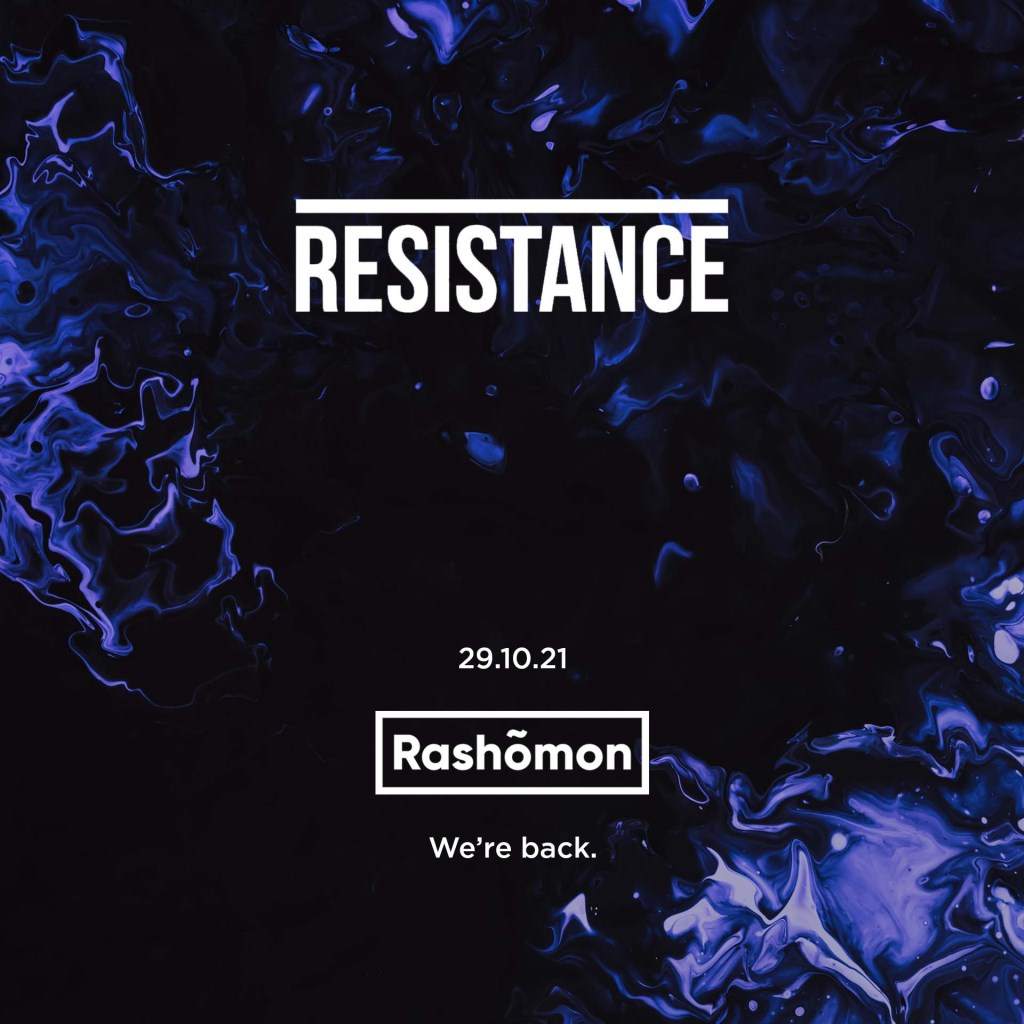 RESISTANCE IS TECHNO - フライヤー表