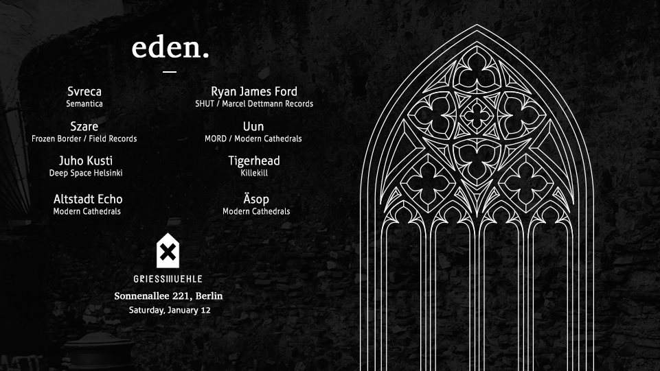Modern Cathedrals Pres. Eden - Página frontal