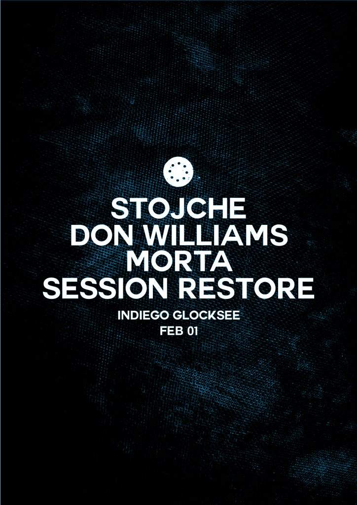 rauh with Stojche, Don Williams, MORTA & Session Restore - フライヤー表