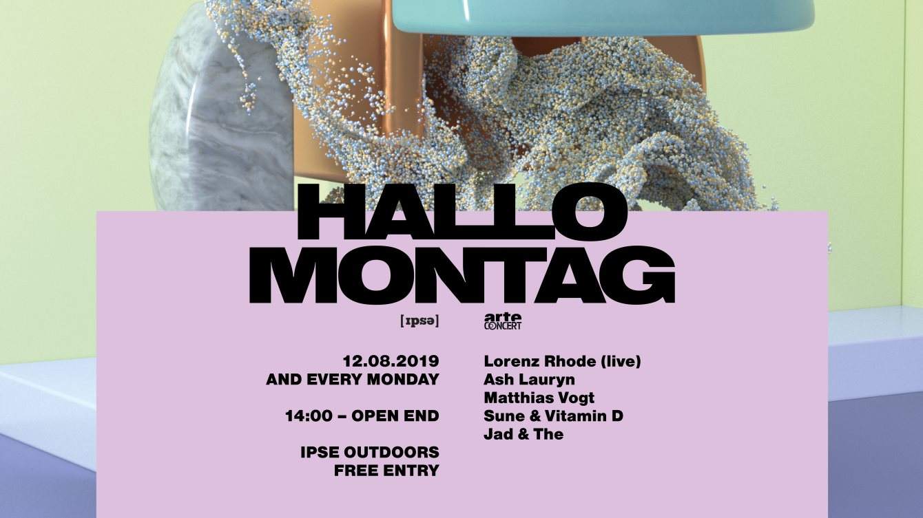 Hallo Montag - Open Air #16 with Lorenz Rhode(Live), Ash Lauryn and Many More - フライヤー表