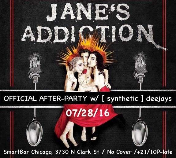 Official Jane s Addiction Afterparty wth Synthetic DJs Boy