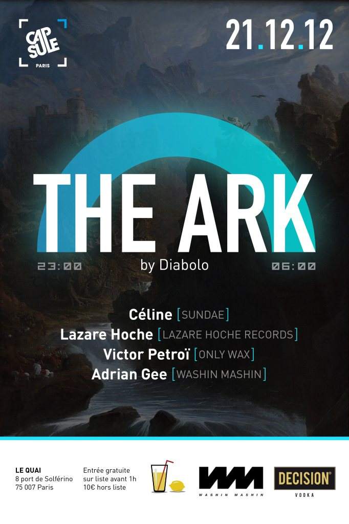 The Ark with Céline, Lazare Hoche, Victor Petroï - フライヤー表