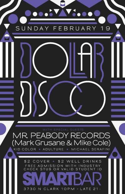 Dollar Disco feat Mr. Peabody Records - Página frontal