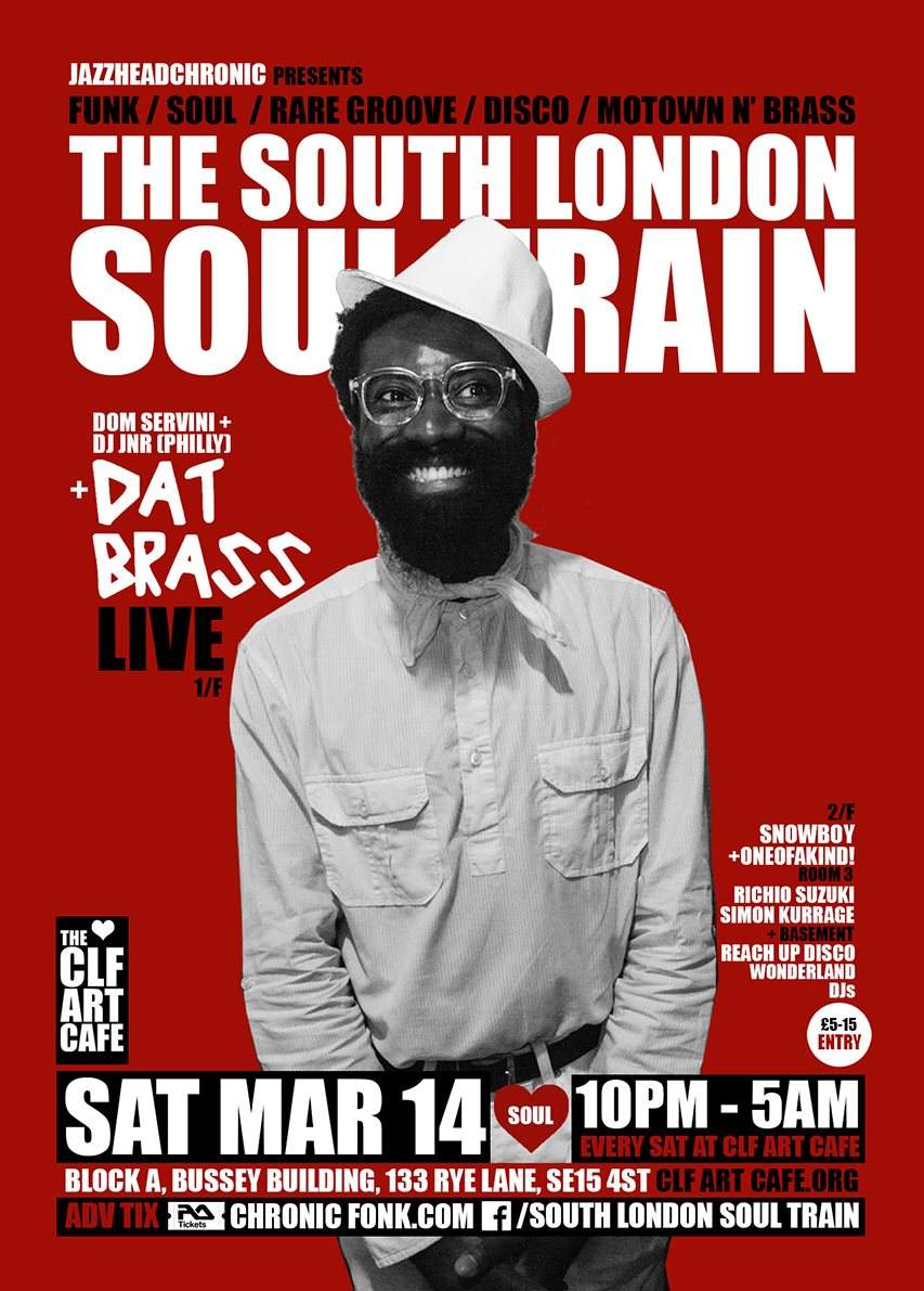 The South London Soul Train Soul & Bass Special with Drum FM (Live) - フライヤー裏