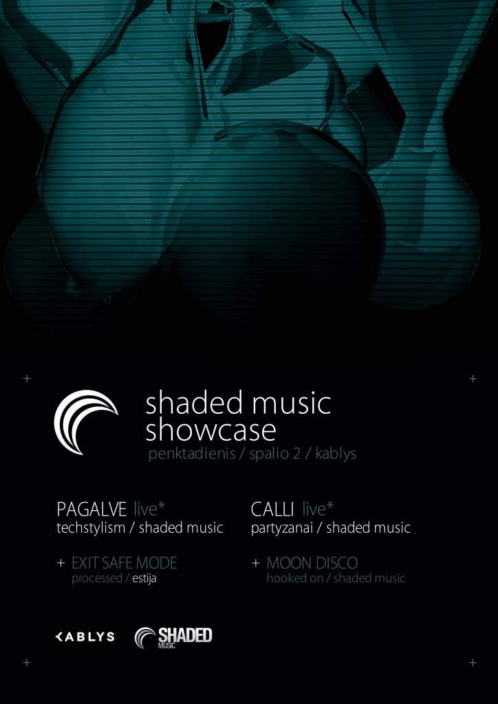 Shaded Music Showcase - Página frontal
