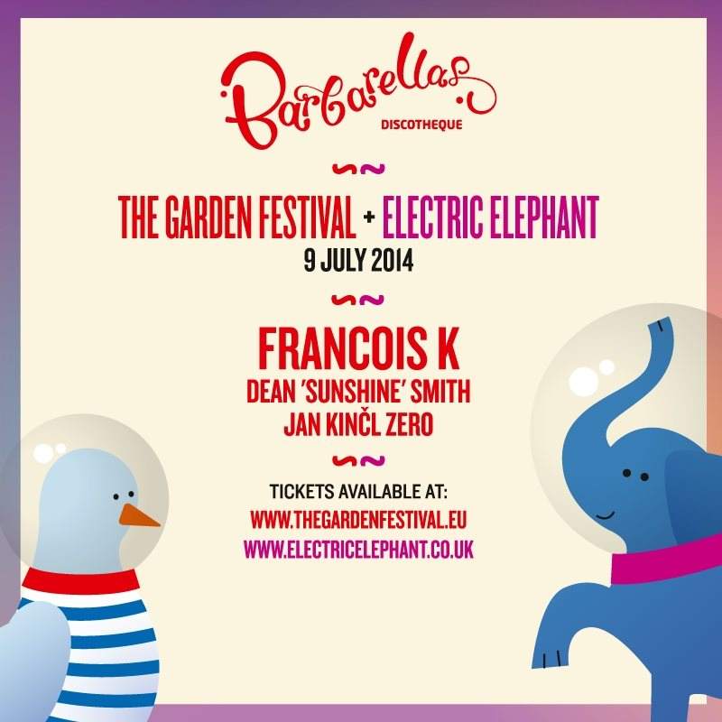 The Garden Festival v Electric Elephant - Página frontal