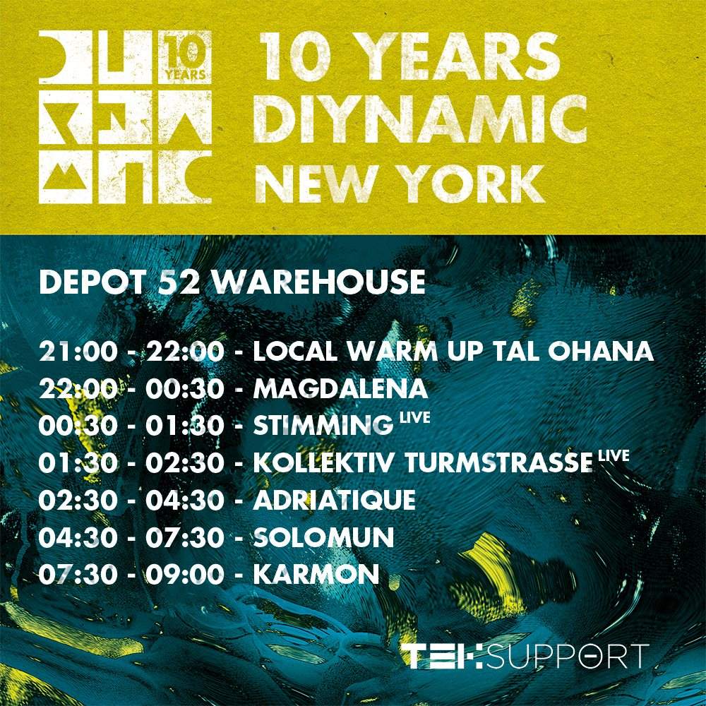 Teksupport: 10 Years of Dynamic with Solomun, Adriatique and More - Página frontal