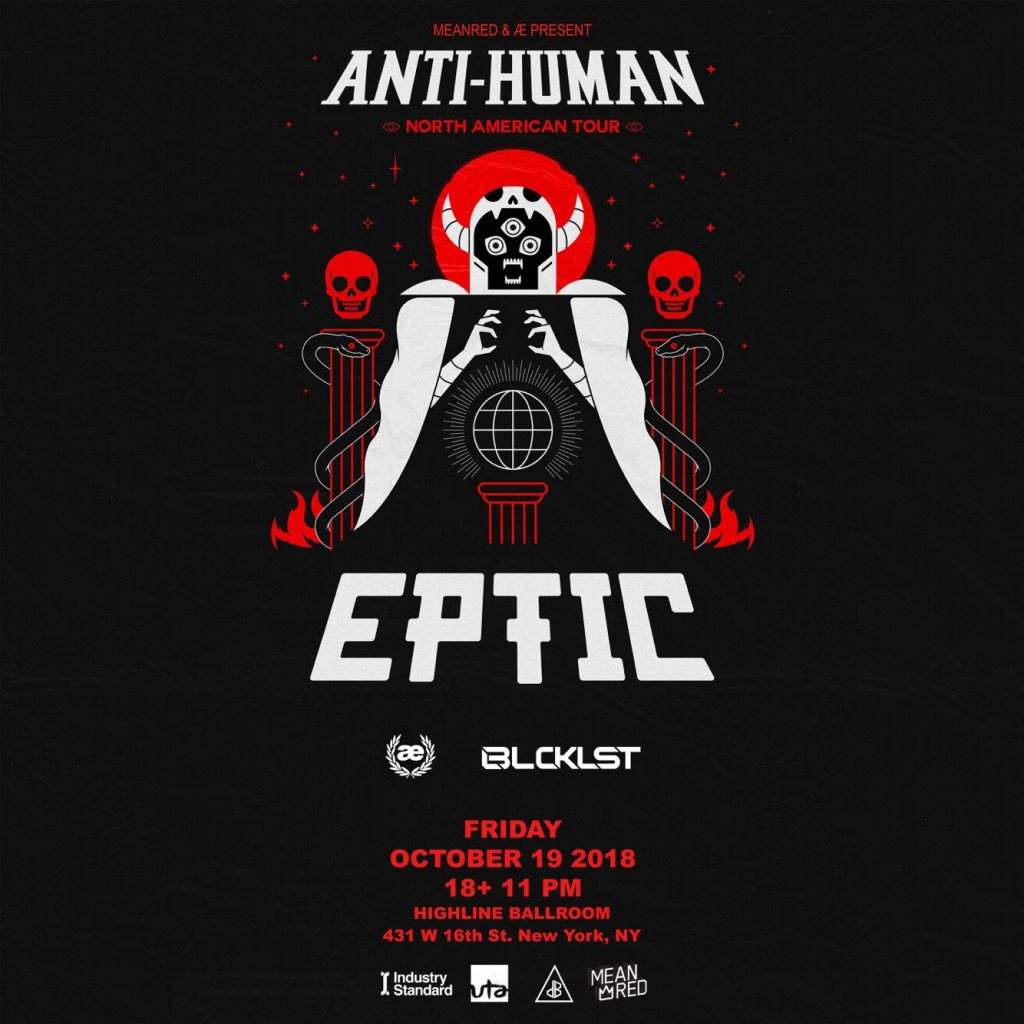 Eptic presents: Anti-Human Tour - Página frontal