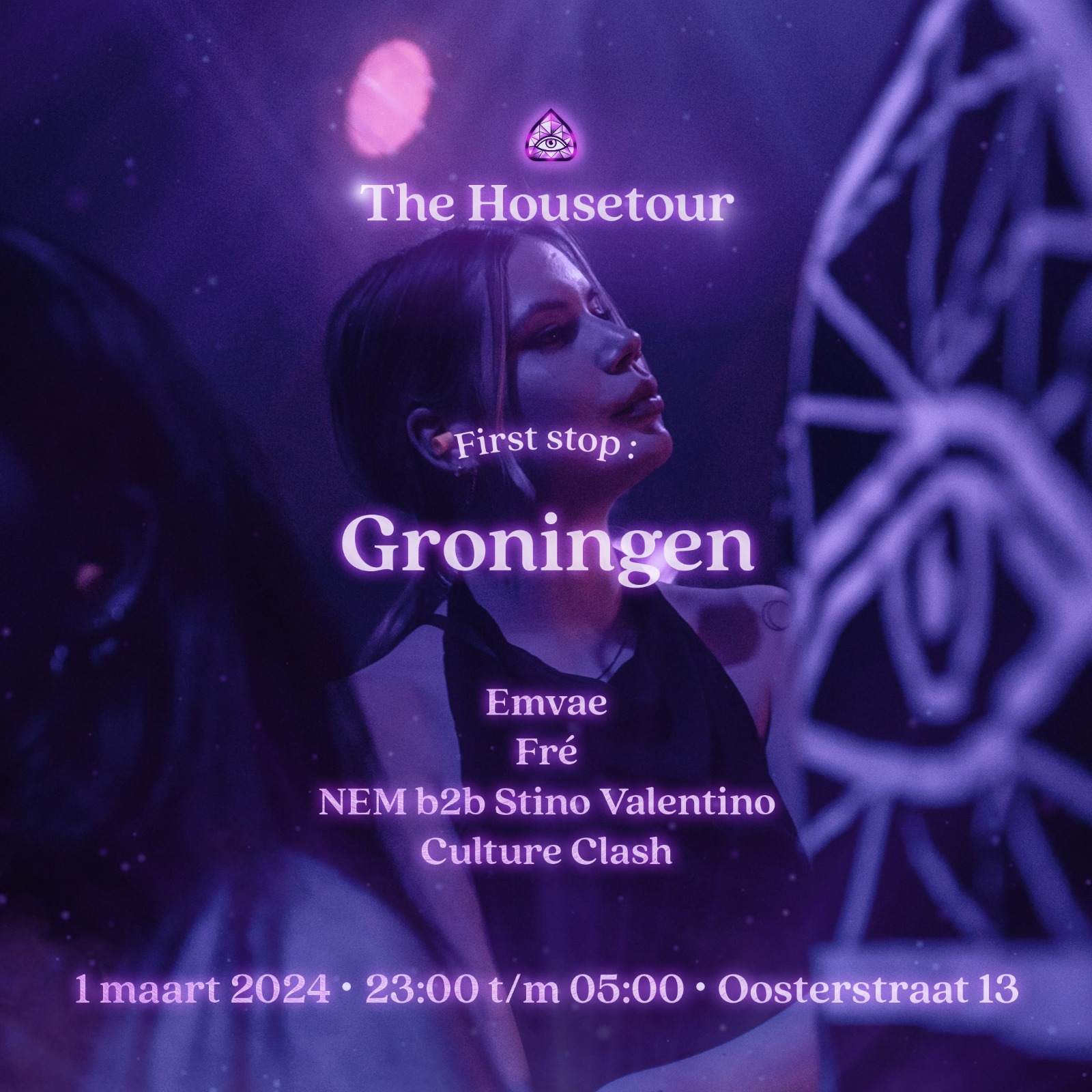 The Housetour - Groningen with Fre, Nem, Emvae & Stino Valentino - Página frontal