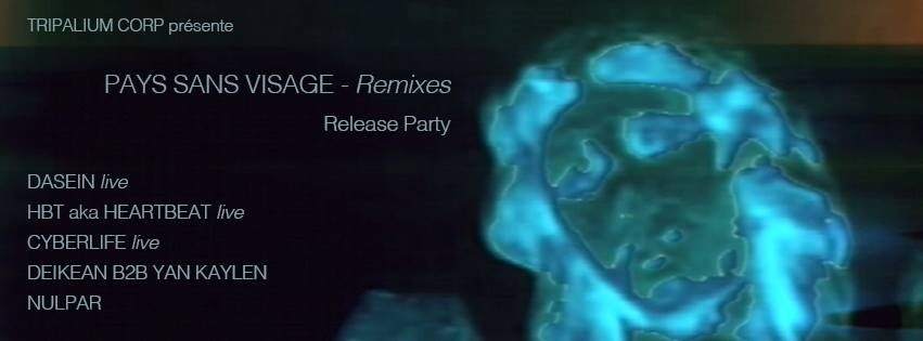 Pays Sans Visage Remixes' Release Party - Página frontal