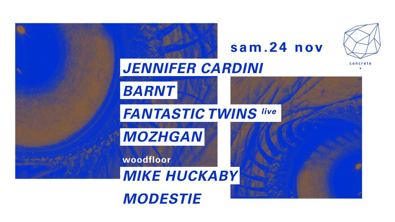 Concrete: Jennifer Cardini, Barnt, Fantastic Twins Live, Mozghan, Mike Huckaby - Página frontal